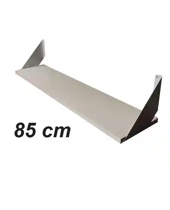 Tiendas EFE Repisa básica de 85 x 20 cm muebles yanira- blanco oferta