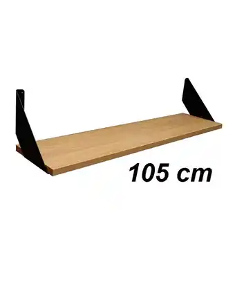 Tiendas EFE Repisa básica de 105 x 20 cm muebles yanira- haya oferta