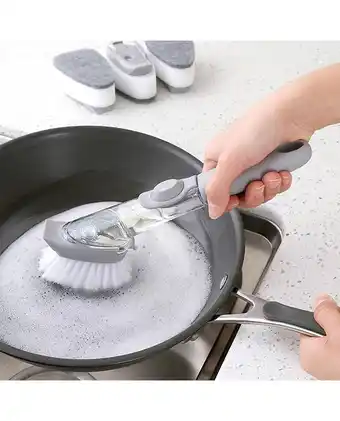 Tiendas EFE Cepillo 2 en 1 para limpieza de ollas o sartenes ottoware oferta