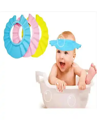 Tiendas EFE Gorro protector de baño para bebé ottoware - celeste oferta