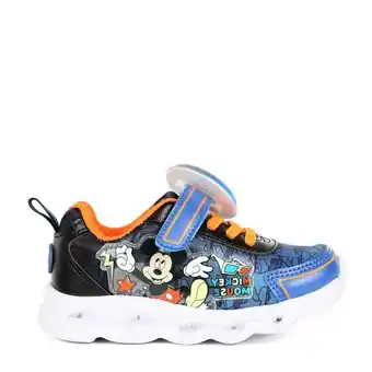 Bata Disney zapatillas con luces para niño celeste oferta