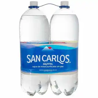 Vivanda Agua san carlos botella 3l paquete 2un oferta