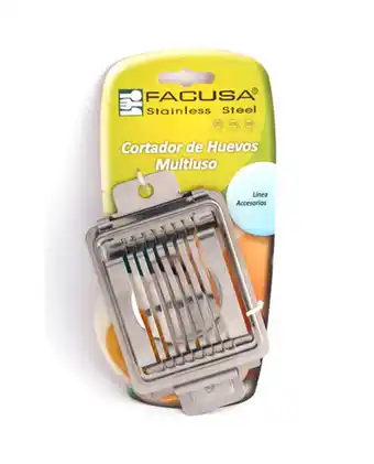 Tiendas EFE Cortador de huevo facusa acero inoxidable oferta