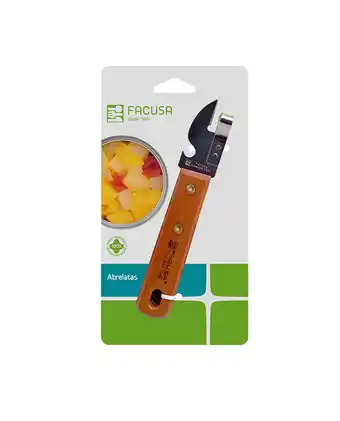 Tiendas EFE Abrelata facusa mango de madera oferta