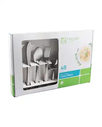 Tiendas EFE Set de cubiertos de mesa facusa x 48 mod.12 oferta
