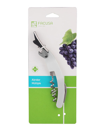 Tiendas EFE Sacacorcho múltiple facusa acero inoxidable oferta