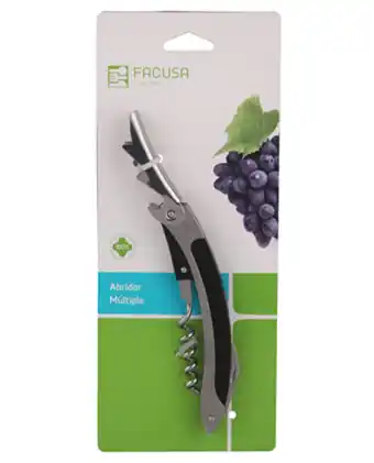 Tiendas EFE Sacacorcho múltiple facusa acero inoxidable oferta