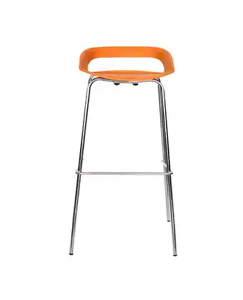 Tiendas EFE Banco para bar fija tribeca naranja oferta