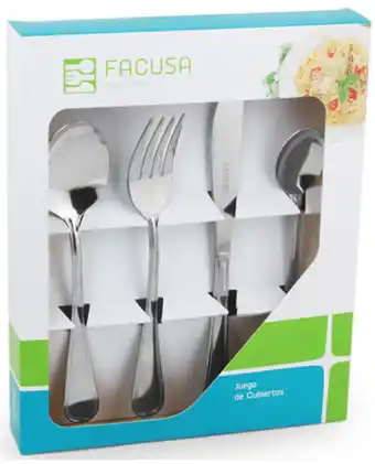 Tiendas EFE Set de cubiertos facusa x 16 mod. 460 oferta