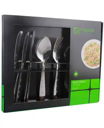 Tiendas EFE Set de cubiertos de mesa facusa x 48 mod.730 oferta