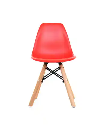 Tiendas EFE Silla fija para niños eames roja oferta