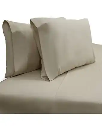 Tiendas EFE Juego de sábanas free home 132h 100% algodón 1.5 plazas - beige oferta