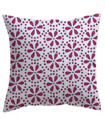 Tiendas EFE Cojín c/cierre flor pinky alondra oferta
