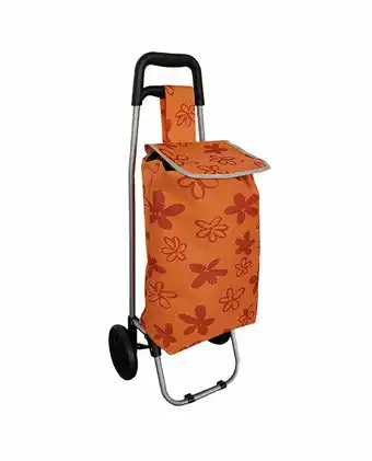 Tiendas EFE Carrito de mercado floreado - naranja oferta