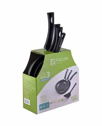 Tiendas EFE Set de sartenes nova facusa + espátula oferta
