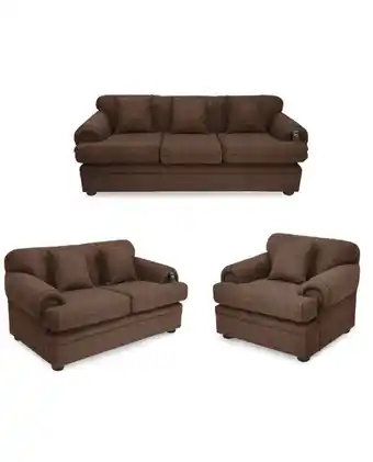 Tiendas EFE Juego de sala drimer roma 3-2-1 oferta