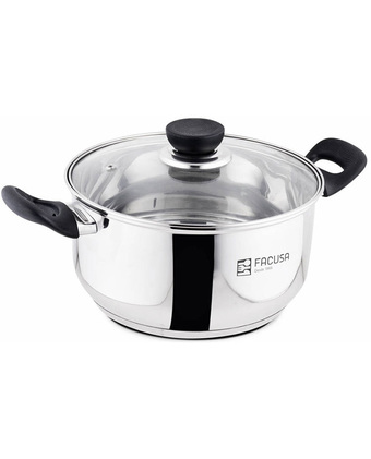 Tiendas EFE Olla facusa n°22 tapa de vidrio oferta