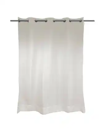 Tiendas EFE Cortina perla 1.40 x 2.40 mt aros - free home oferta