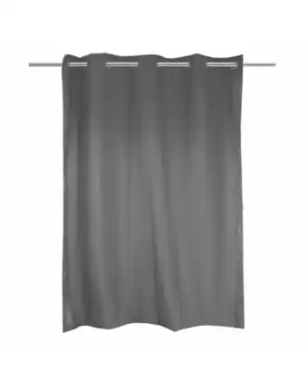 Tiendas EFE Cortina gris 1.40 x 2.40 mt aros - free home oferta