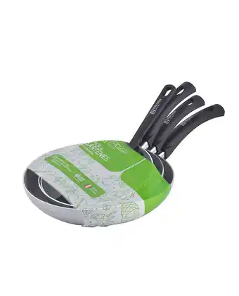 Tiendas EFE Jgo de sarten argentum (18,20 y 24) + espatula nylon 04 oferta