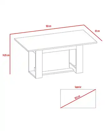 Tiendas EFE Juego de comedor volterra tuhome - caramelo oferta