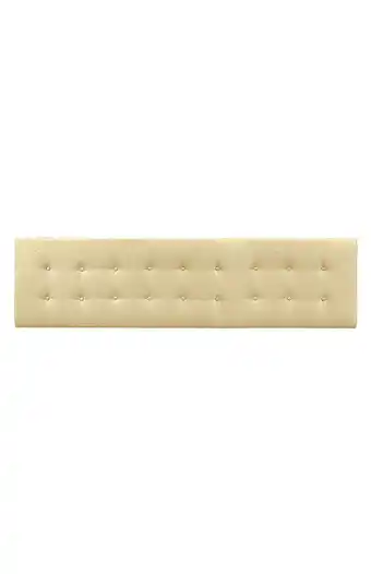 Tiendas EFE Cabecera 2 plazas home - beige oferta