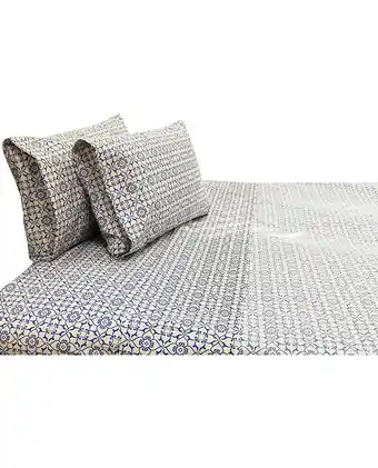 Tiendas EFE Juego de sábanas alondra vilna 2 plazas - estampado oferta