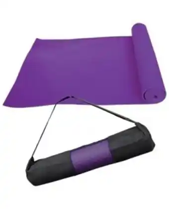 Tiendas EFE Mat yoga pilates fitness + funda transportadora 6mm sport fitness - morado oferta