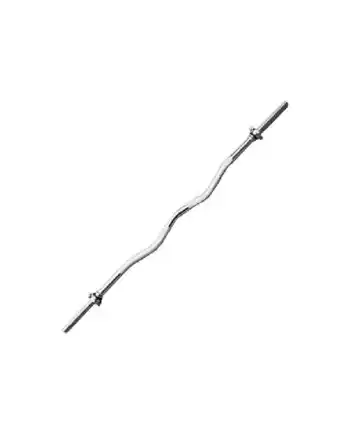 Tiendas EFE Barra zeta cromada de 1.20m - unisex - sport fitness oferta