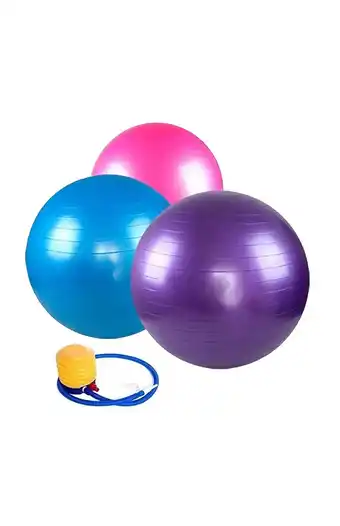 Tiendas EFE Pelota para yoga pilates 65 cm + inflador oferta