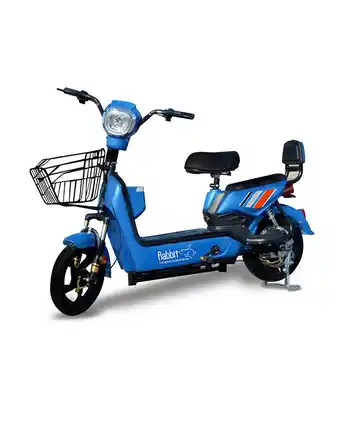 Tiendas EFE Bicicleta eléctrica rabbit s12 azul oferta
