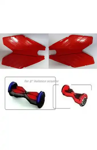 Tiendas EFE Piso de goma voltaak para scooter smartbalance repuesto por unidad - rojo oferta