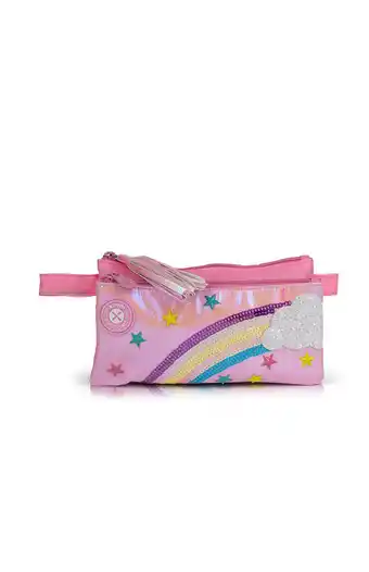Tiendas EFE Cartuchera trinity 009 pencil box shiny pink oferta