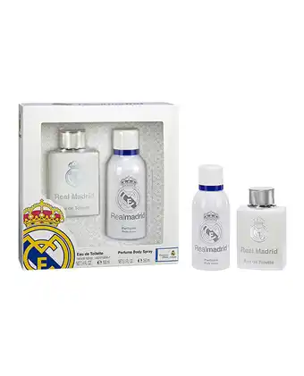 Tiendas EFE Real madrid set edt 100 ml + perfume body spray 150 ml oferta