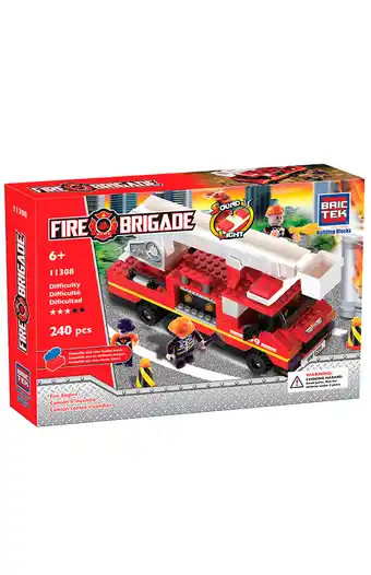 Tiendas EFE Brictek: fire brigade - engine with sound and light oferta