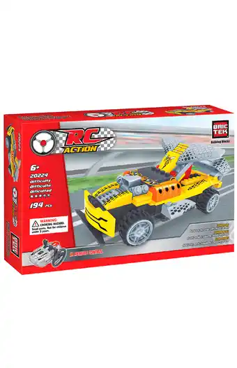 Tiendas EFE Brictek: r/c action - yellow racing car oferta