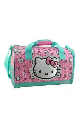 Tiendas EFE Maletín scool hello kitty deluxe de tela con bolsillos oferta