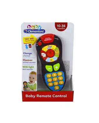 Tiendas EFE Control remoto tv para bebé clementoni oferta