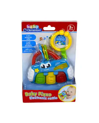 Tiendas EFE Sonajero musical piano clementoni oferta