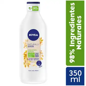Tottus Nivea body naturally good avena 350ml oferta
