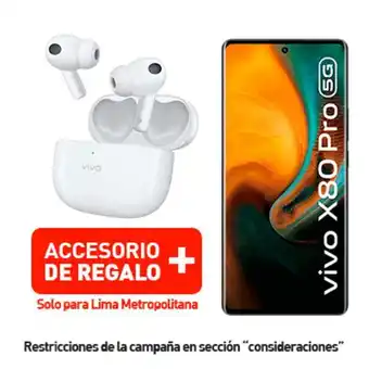Claro X80 pro 256gb cb + bundtws 2e + portabilidad + postpago + plan max ilimitado 69.90 p oferta