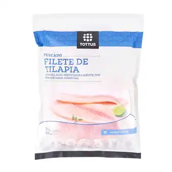 Tottus Filete de tilapia x 1 kg oferta