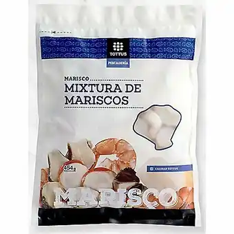 Tottus Mixtura de mariscos bolsa x 454 gr oferta