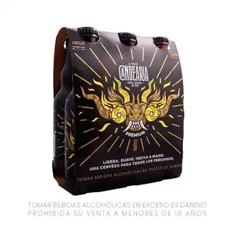 Tottus Pack de cerveza artesanal candelaria lager premium 6 unds oferta