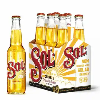 Tottus Cerveza sol six pack 330ml oferta
