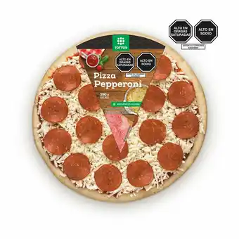 Tottus Pizza pepperoni personal oferta
