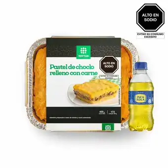 Tottus Pastel choclo carne + gaseosa x 300 ml oferta