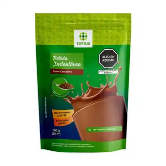 Tottus Bebida instantánea sabor chocolate oferta