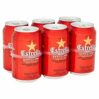 Tottus Cerveza de malta estrella damm 330 ml oferta