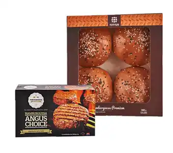 Tottus Pan hamburguesa premium + hamburguesa porter house x 4 un oferta